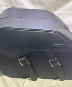 Alternative view of 102L-Saddleline Harley-Davidson Softail Standard FXST and FXSTI Saddlebags with Quick Disconnect Mounts. 2000 T0 2008