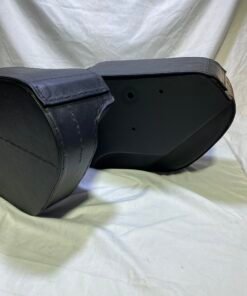 1033LK – Saddleline Harley-Davidson Dyna Fat Bob FXDF Saddlebags With Quick Mounts. - Image 6
