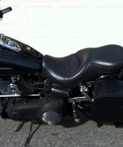 1035L- Saddleline Harley-Davidson Dyna FatBob FXDF Saddlebags Lockable With Quick Mounts. Large Size