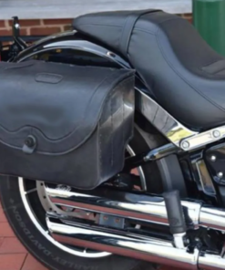 419L- Saddleline Harley-Davidson Softail Lowrider FXSLR & S Saddlebags With Quick Mounting. Lockable.