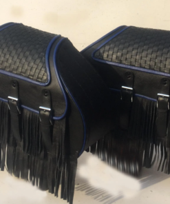 Alternative view of 606BUFR- Saddleline Harley-Davidson Softail Springer FLSTS AND FLSTSI Saddlebags With Complete Mounting.