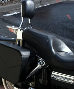 Alternative view of 1035L- Saddleline Harley-Davidson Dyna FatBob FXDF Saddlebags Lockable With Quick Mounts. Large Size