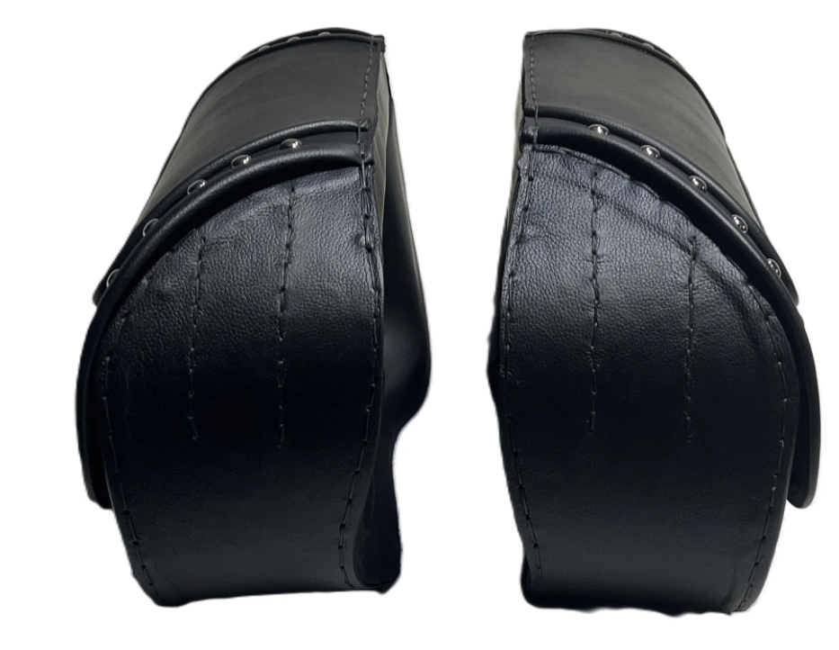 708STD- Saddleline Harley-Davidson FLSTC & FLSTCI Heritage Softail Classic Saddlebags with complete mounting hardware. - Image 3