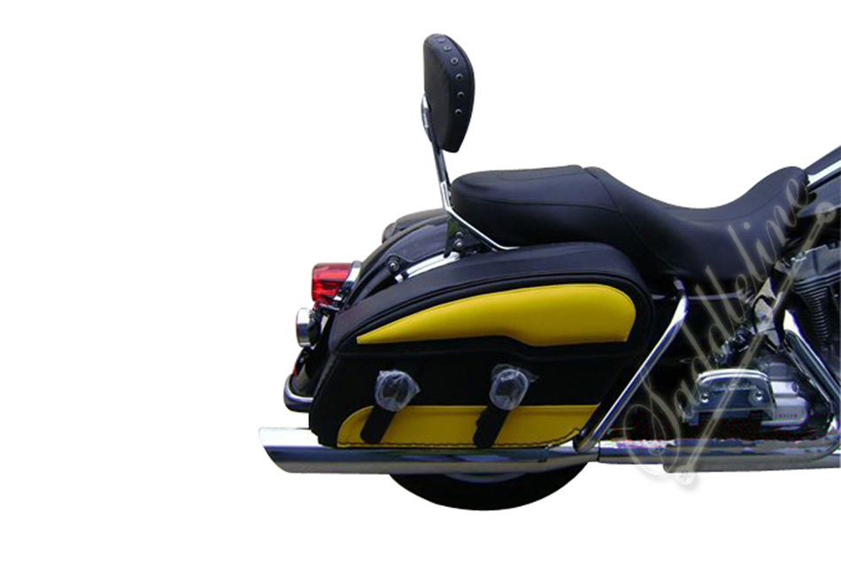1006Custom- Saddleline Harley Davidson Saddle Bag for Road King, Road King Classic, Road Glide & Street Glide. ( Custom order only ) - Image 3