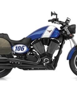 2000PLK-Saddleline Victory Judge Leather Full Hard body Saddlebags With Quick Detachable Mounting Brackets. ( fitment to all years of Victory Judge models ).