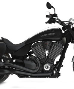 810L- Saddleline Victory Hammer Saddlebags Locking with Quick Detachable Mounting Brackets. Fitment: All Years Hammer.