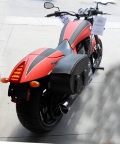 809F- Saddleline Victory Hammer Saddlebags with Quick Detaching Mounting Brackets. - Image 3