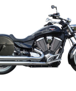 2000F- Saddleline Victory Boardwalk and Kingpin Saddlebags With Quick Detaching Mounting Brackets. ( fitment to all years )