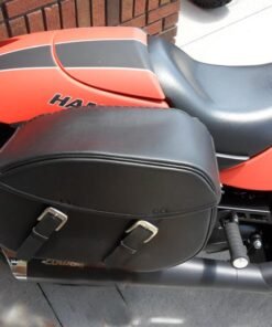 809F- Saddleline Victory Hammer Saddlebags with Quick Detaching Mounting Brackets. - Image 4