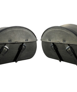 Alternative view of 20001F-Saddleline Victory Judge Leather Full Hard body Saddlebags With Quick Detachable Mounting Brackets. ( fitment to all years of Victory Judge models ).