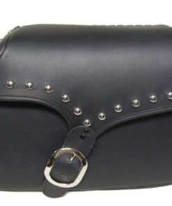 YM300-Saddleline Yamaha 650 Classic Leather Saddlebags with Quick Detaching Mounting. - Image 3