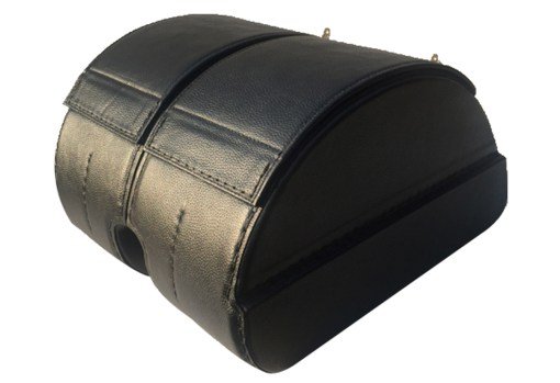 2000PLK- Saddleline Victory VEGAS 8 BALL Leather Full Hard body Saddlebags With Quick Detachable Mounting Brackets. - Image 3