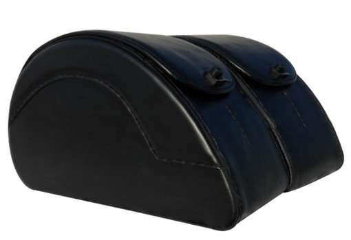 2002L- Saddleline Victory Vegas Leather, Full Hard body Saddlebags With Quick Detaching Mounting Brackets. - Image 4