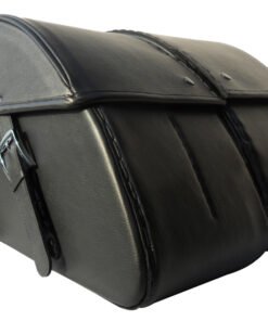 2001F- Saddleline Victory Vegas Leather Full Hard body Saddlebags With Quick Detaching Mounting Brackets. ( fitment to all years ) - Image 4