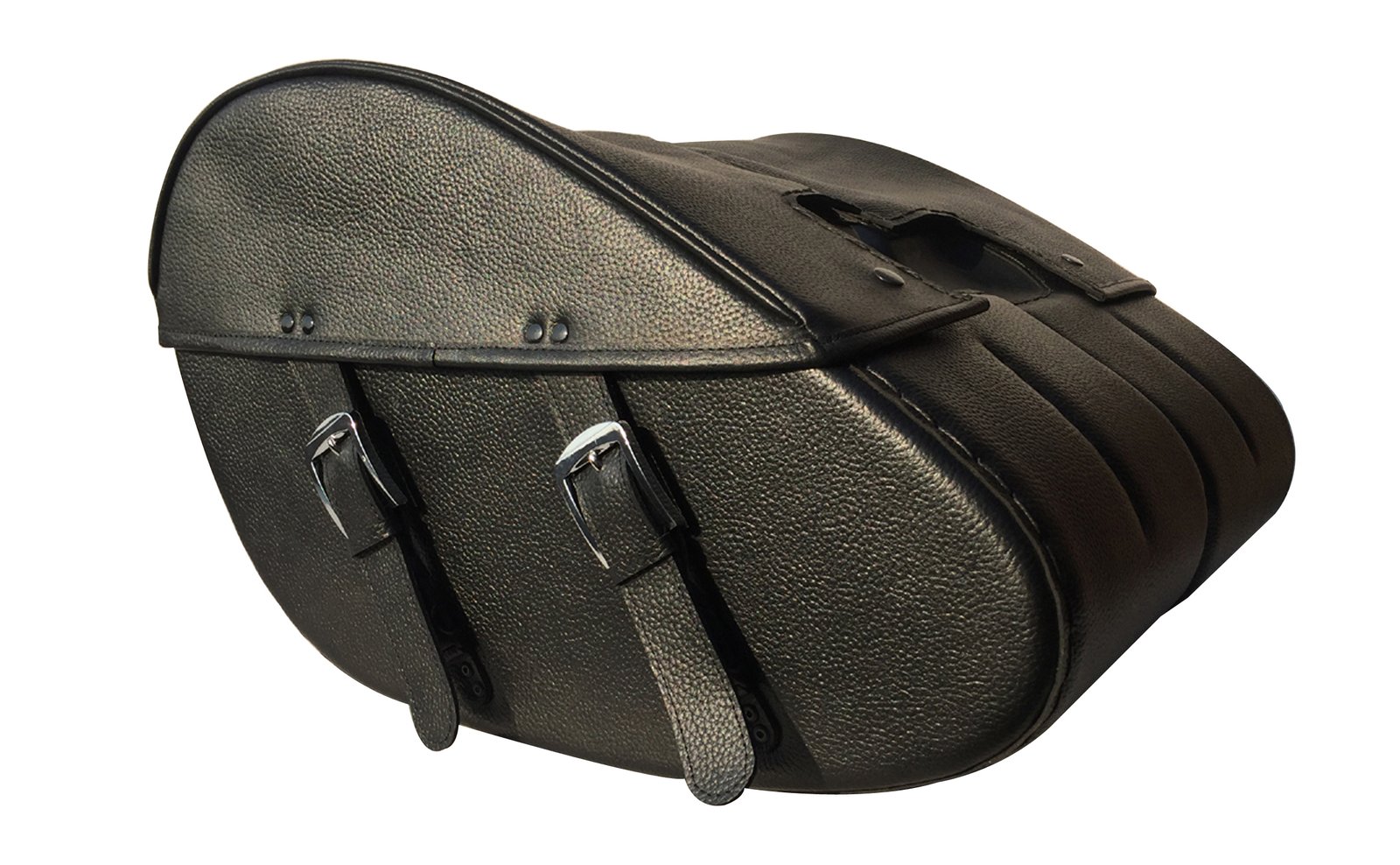 SP200TD-Saddleline Harley Davidson Sportster TearDrop Saddlebags For XL1200C XL1200R XL1200L WITH QUICK with Mounting. - Image 5