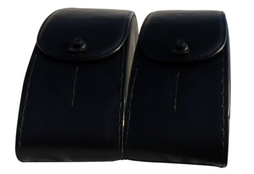 2002L- Saddleline Victory Vegas Leather, Full Hard body Saddlebags With Quick Detaching Mounting Brackets. - Image 6