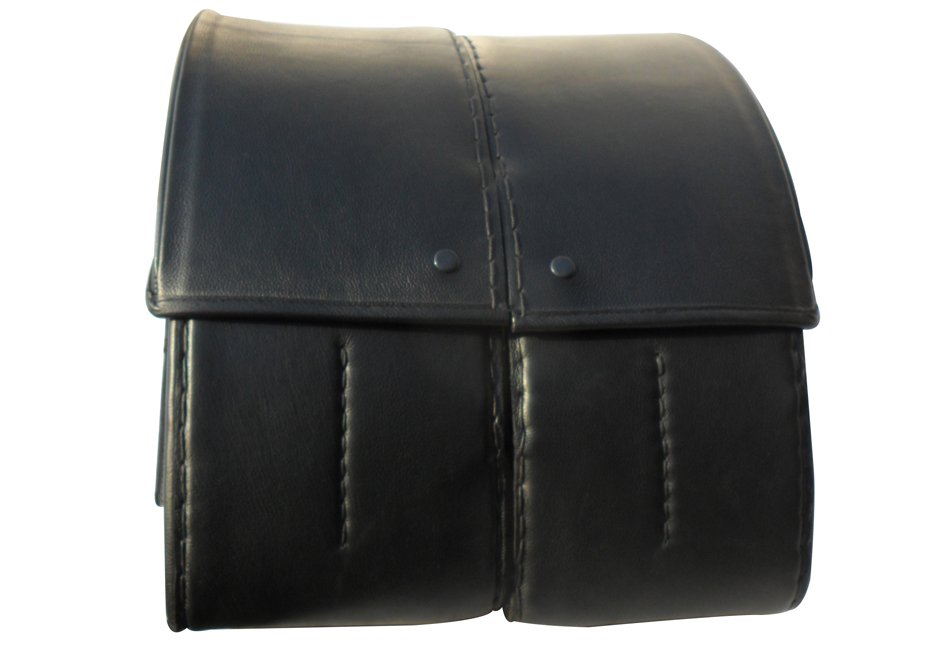 800F-Saddleline Victory highball Saddlebags (Leather Full Hard body) With Quick Detachable Mounting Brackets. ( fitment to all years). - Image 6