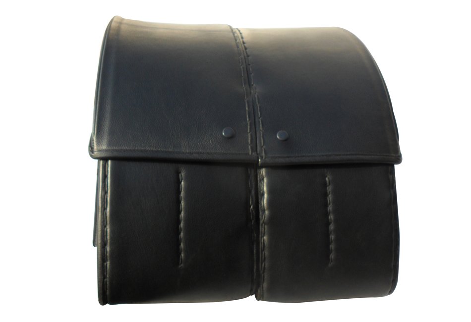 20003-Saddleline Victory Gunner Leather Full Hard body Saddlebags With Quick Detachable Mounting Brackets. ( fitment to all years of Victory Gunner models ). - Image 6