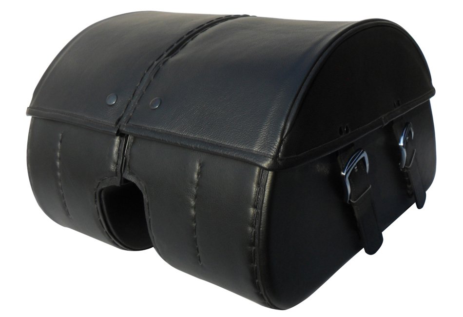 800F-Saddleline Victory highball Saddlebags (Leather Full Hard body) With Quick Detachable Mounting Brackets. ( fitment to all years). - Image 7