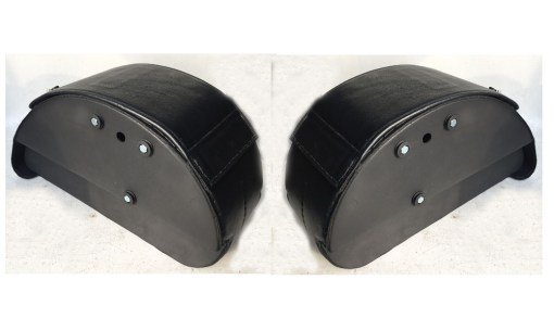 2000PLK- Saddleline Victory VEGAS 8 BALL Leather Full Hard body Saddlebags With Quick Detachable Mounting Brackets. - Image 7