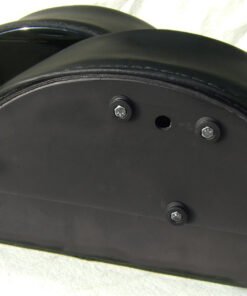 2001F- Saddleline Victory Vegas Leather Full Hard body Saddlebags With Quick Detaching Mounting Brackets. ( fitment to all years ) - Image 9