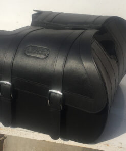 Alternative view of SP400F. Saddleline Harley Davidson Sportster Saddlebags For XL883C XL883R XL883L with Quick Disconnect Mounting.
