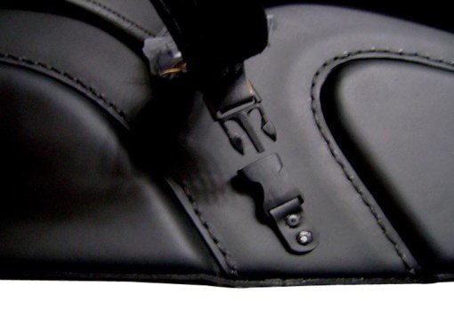 2000-800-Saddleline Victory HIGH BALL Leather Full Hard body Saddlebags With Quick Detachable Mounting Brackets. (fitment to all years of Victory HIGH  models). - Image 2