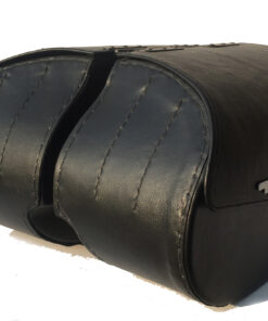 Alternative view of 2008L- Saddleline Victory Kingpin and Boardwalk Saddlebags With Quick Detaching Mounting Brackets. ( Fitment all years )