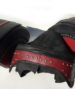 1424SRB- Saddleline Kawasaki Vulcan Drifter 1500 Saddlebags with Solo Seat Cover.