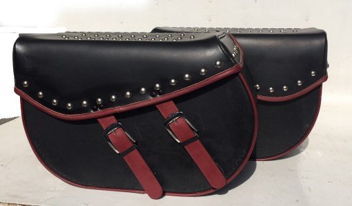 DK500FSD- Saddleline Kawasaki Vulcan Drifter 1500 saddlebags and matching solo seat cover.
