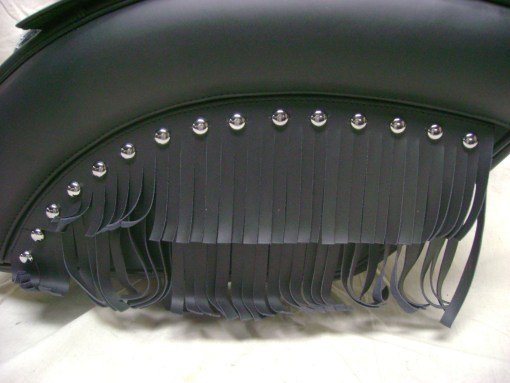KVD1422- Saddleline Kawasaki Vulcan Drifter 1500 Saddlebags ( FRINGED AND STUDDED.) - Image 6