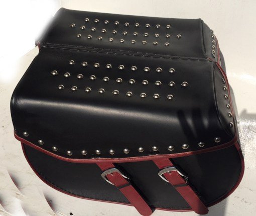 DK500FSD- Saddleline Kawasaki Vulcan Drifter 1500 saddlebags and matching solo seat cover. - Image 6