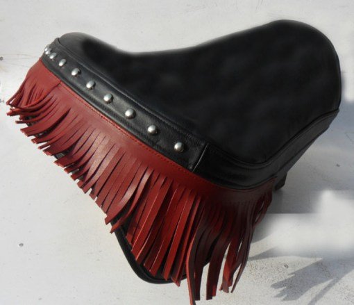 DK500FSD- Saddleline Kawasaki Vulcan Drifter 1500 saddlebags and matching solo seat cover. - Image 2
