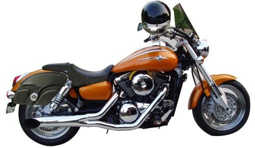 MS800F- Saddleline Kawasaki Mean Streak Saddlebags With Quick Disconnect Mounting Brackets