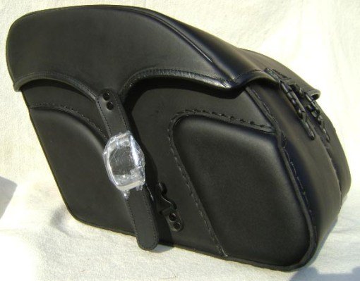 MS800F- Saddleline Kawasaki Mean Streak Saddlebags With Quick Disconnect Mounting Brackets - Image 2