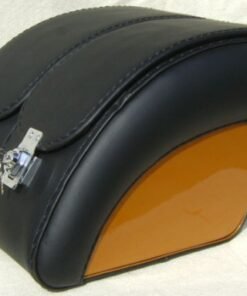 1416L-Saddleline kawasaki Mean Streak Saddlebags With Quick Disconnect Mounting Brackets. 6-8 weeks delivery. - Image 3
