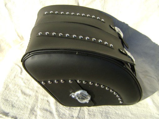 1420F-Saddleline Kawasaki Mean Streak ( 1500 & 1600)Saddlebags With Quick Disconnect Mounting Brackets. - Image 3
