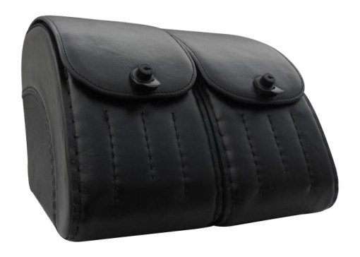 1415L-Saddleline kawasaki Mean Streak Saddlebags With Quick Disconnect Mounting Brackets. - Image 5