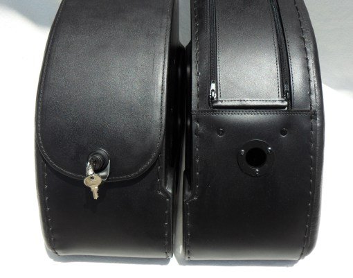 1417L-Saddleline kawasaki Mean Streak 1500 / 1600 Saddlebags With Quick Disconnect Mounting Brackets. ( Custom order 6-8 weeks for shipping ). - Image 7