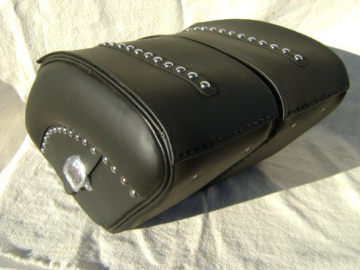 1420F-Saddleline Kawasaki Mean Streak ( 1500 & 1600)Saddlebags With Quick Disconnect Mounting Brackets. - Image 6