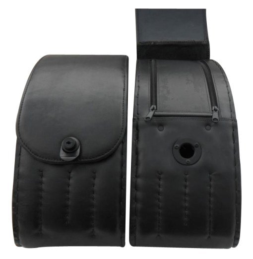 1415L-Saddleline kawasaki Mean Streak Saddlebags With Quick Disconnect Mounting Brackets. - Image 7