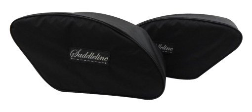 1415L-Saddleline kawasaki Mean Streak Saddlebags With Quick Disconnect Mounting Brackets. - Image 8
