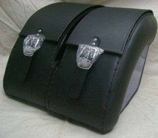 MSL100RD- Saddleline Kawasaki Mean Streak Saddlebags With Quick Disconnect Mounting Brackets. - Image 5