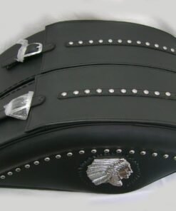 Alternative view of 1424L- Saddleline Kawasaki Vulcan drifter 800 Saddlebags