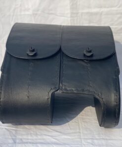 Alternative view of 403F7- Saddleline Harley-Davidson Softail Fatbob FXFB / FXFBS Locking Saddlebags with Quick Mounts.