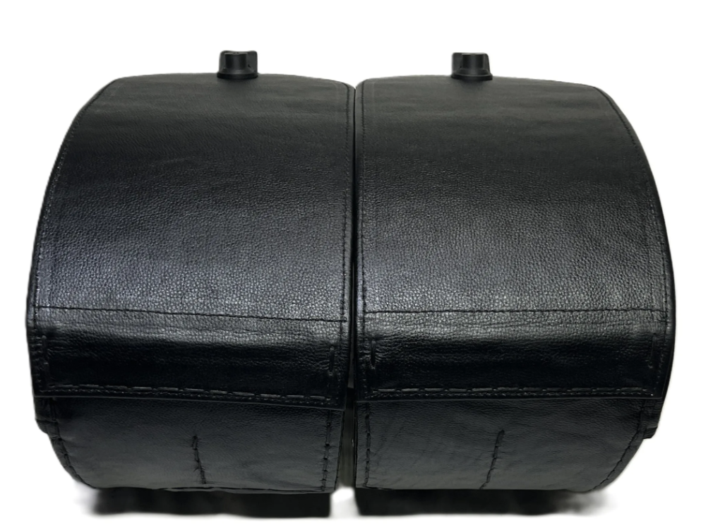 403F7- Saddleline Harley-Davidson Softail Fatbob FXFB / FXFBS Locking Saddlebags with Quick Mounts. - Image 6