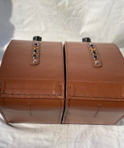 1444DKB- Saddleline Kawasaki Vulcan Drifter 1500 Saddlebags with Solo Seat Cover. - Image 4