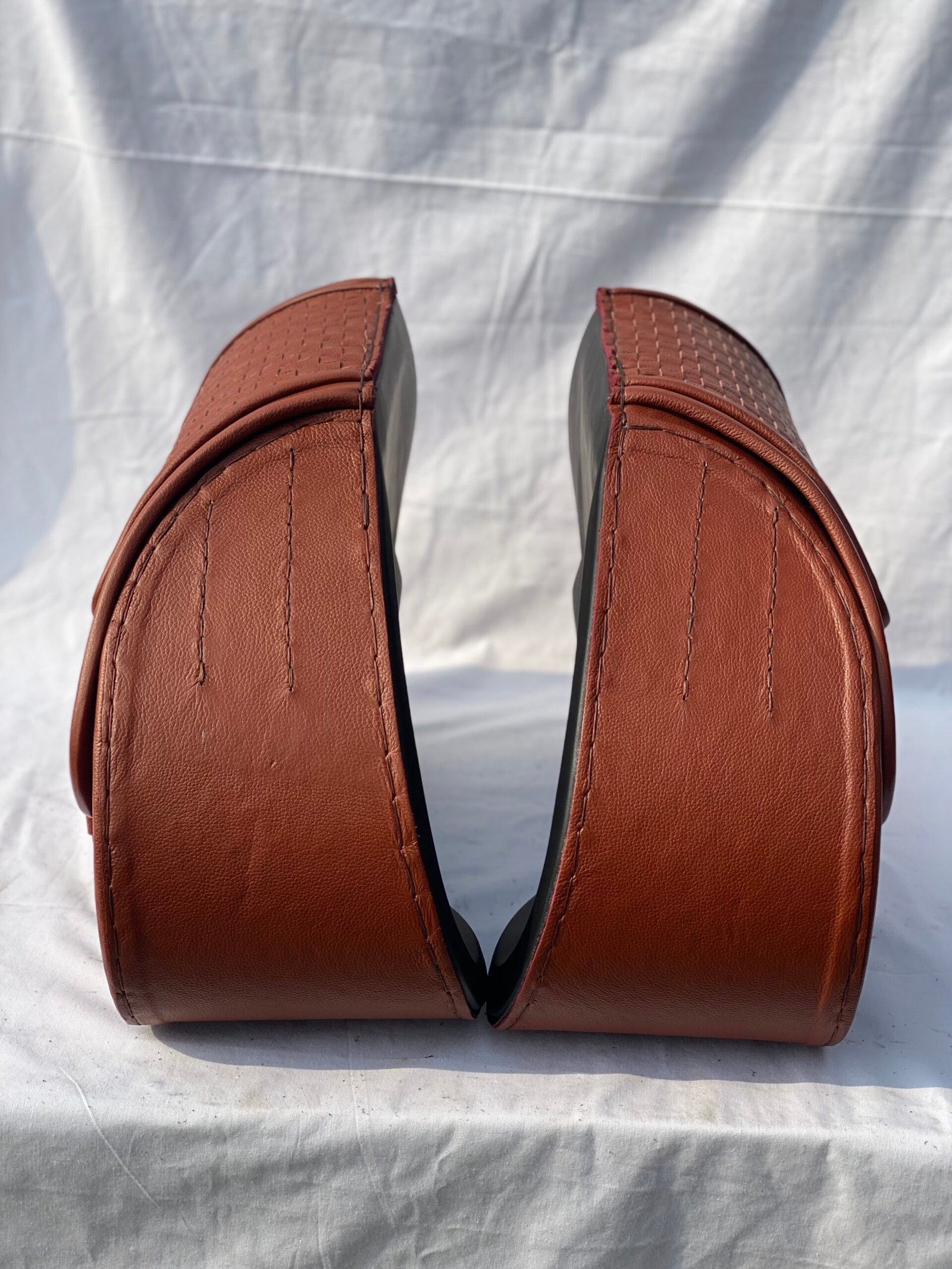 612AT3b- Saddleline Harley-Davidson Softail Springer Saddlebags and matching seat cover FLSTS FLSTSI - Image 5