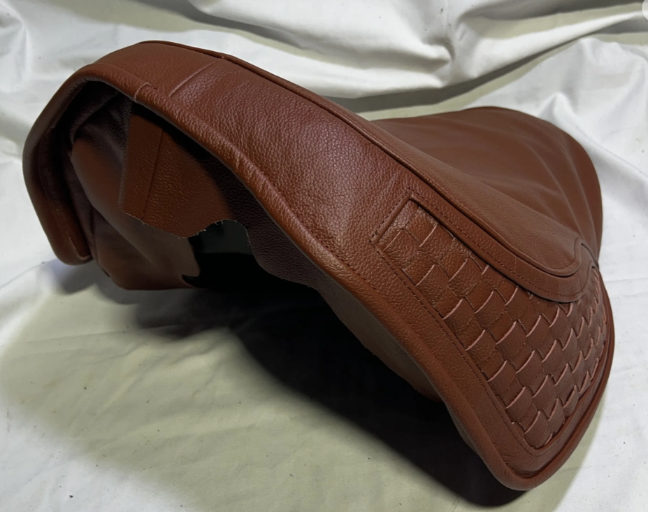 612AT3b- Saddleline Harley-Davidson Softail Springer Saddlebags and matching seat cover FLSTS FLSTSI - Image 7