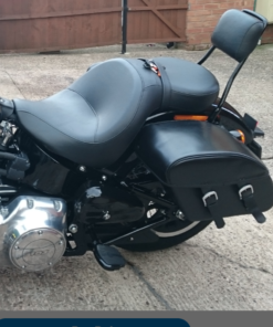 Alternative view of 414F- Saddleline Harley Davidson Softail Slim FLSL saddlebags with quick Mounts.(Years 2018 Onwards)